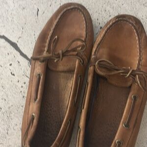 Sperry Top-Sider Brown Leather Boat Shoes
